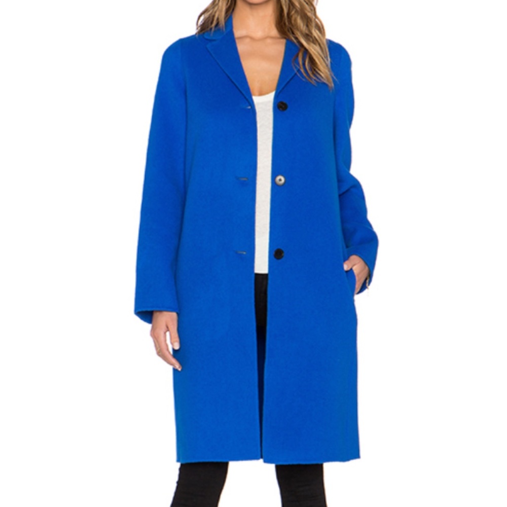 Cerulean Classic Coat from Vince.